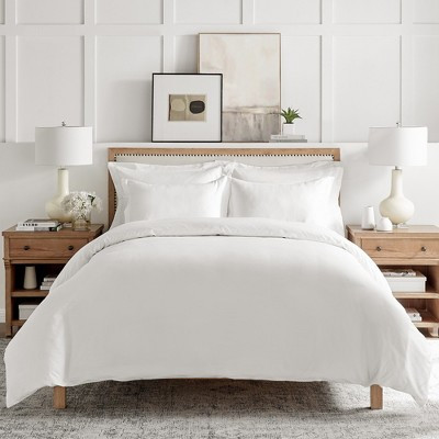 White 300 TC Sateen Queen Duvet Set- Levtex Home | Target