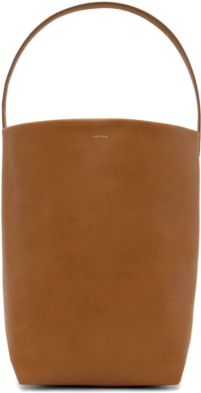 The Row Brown Large N/S Park Tote | SSENSE