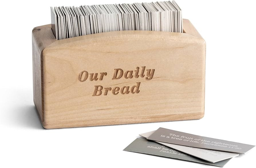 DaySpring - Our Daily Bread Wood Promise Box - 240 Promises from The Word of God - Sharable Scrip... | Amazon (US)