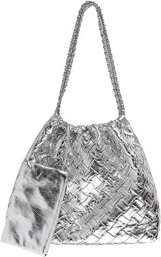 Woven Tote Bag for Women, Large Summer Beach Hobo Handbags Handmade Top-handle Shoulder Bag with ... | Amazon (US)