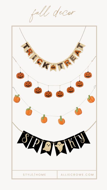 Y’all know I’m ALL about a holiday banner 🎃 
#fall

#LTKhome #LTKunder50 #LTKSeasonal