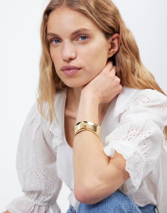 Organic Wide Cuff Bracelet | Madewell
