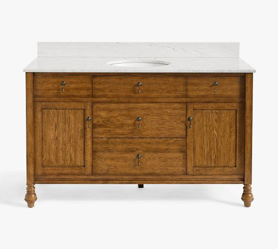 Summerville 54" Single Wide Sink Vanity | Pottery Barn (US)