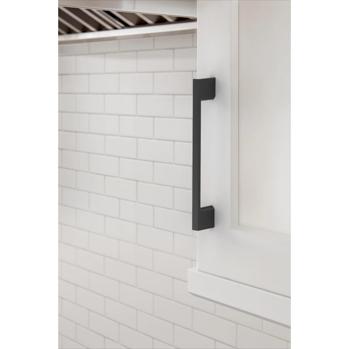Cityscape 5-1/16 inch (128mm) Center-to-Center Matte Black Cabinet Pull - 10 Pack (Set of 10) | Wayfair North America