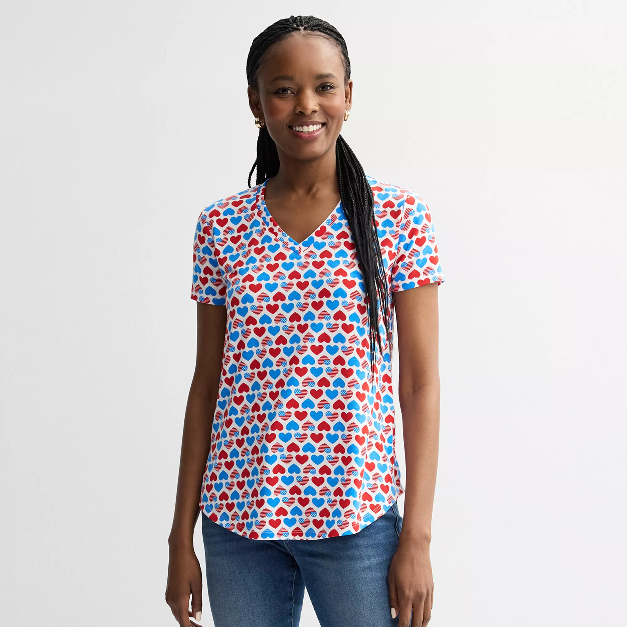 Women's Freshman 1996 Americana Printed Short Sleeve T-Shirt | Kohl's