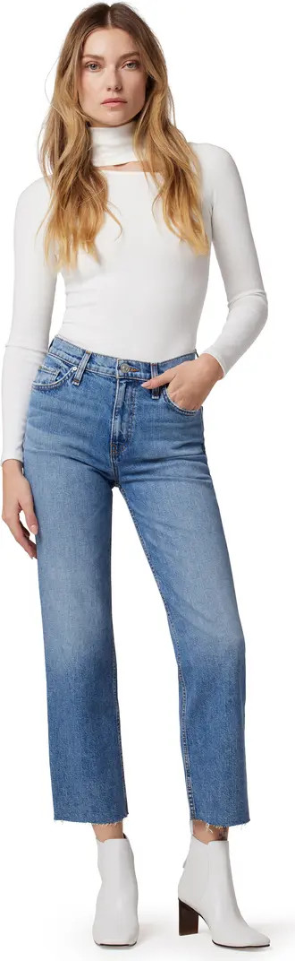 Remi High Waist Crop Straight Leg Jeans | Nordstrom