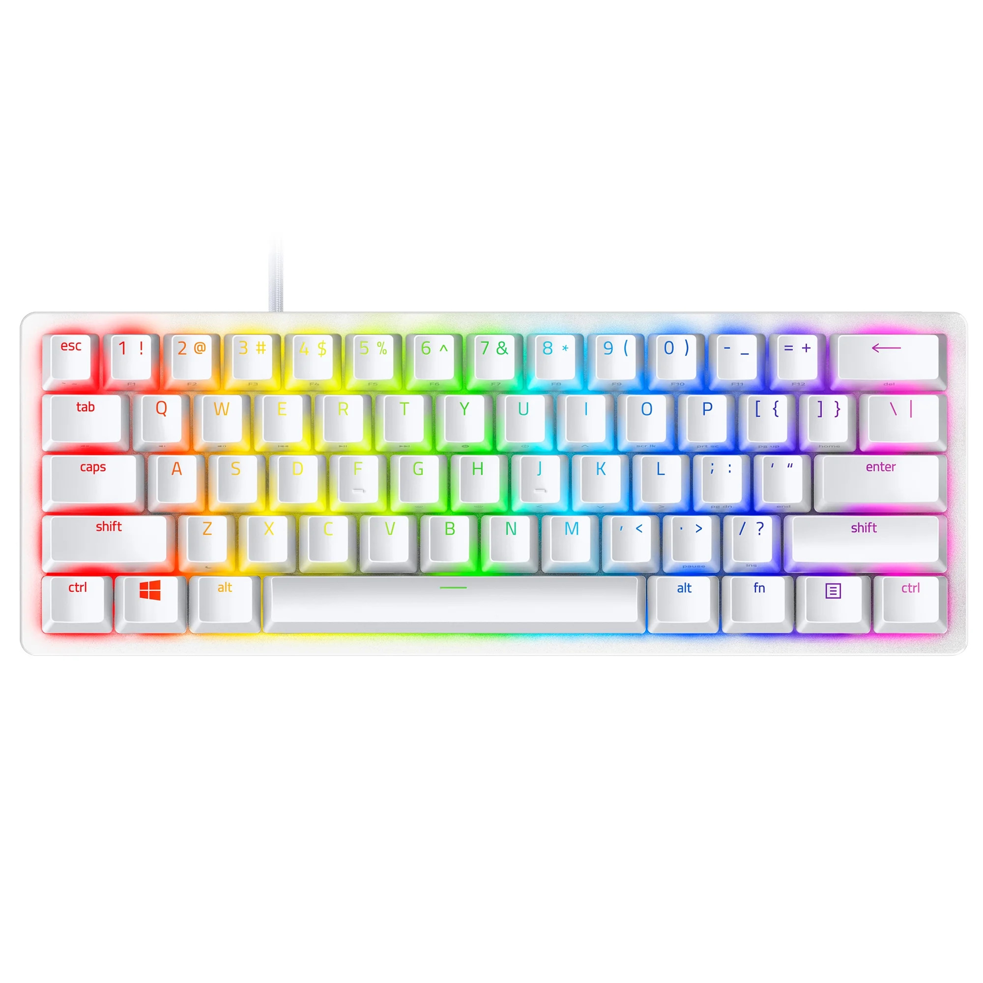 Razer Huntsman Mini Wired Optical Linear Gaming Keyboard for PC, Chroma RGB, White | Walmart (US)