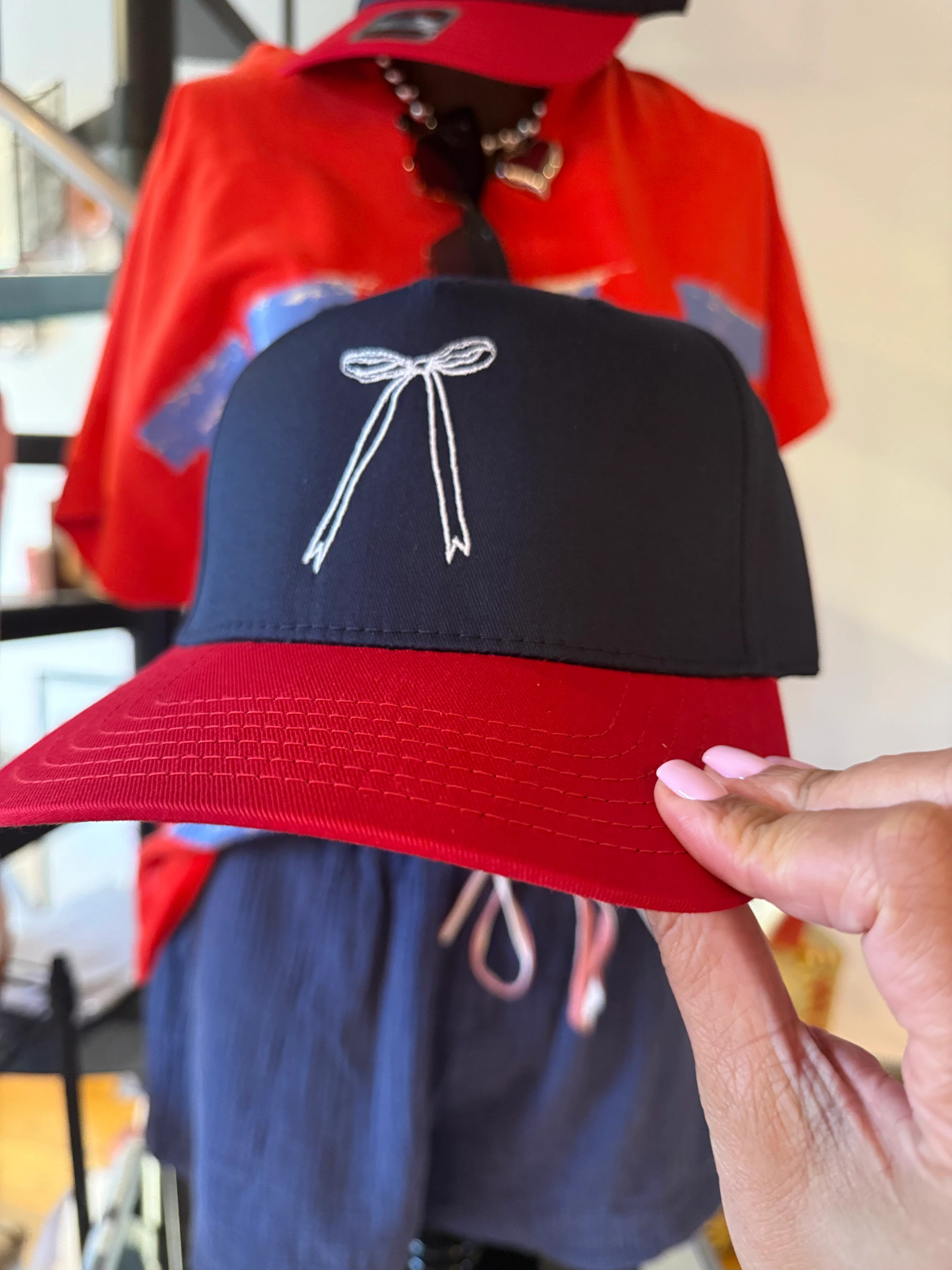 USA Bow Trucker Hat | Fabulous Finds Boutique