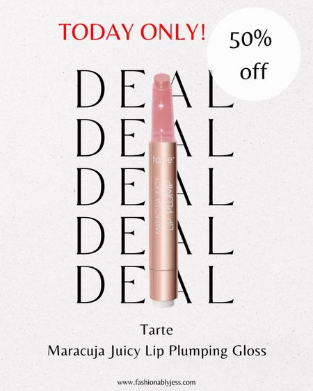 Shop one of my fave lip products today for 50% off! Today only, don’t miss out! Tarte, lipstick, lip products, sale, makeup products, makeup essentials 

#LTKFind #LTKsalealert #LTKbeauty