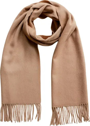 Lambswool Block Color Oversized Scarf | Nordstrom