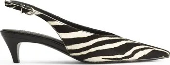 Emilie Zebra Print Genuine Calf Hair Mary Jane (Women) | Nordstrom
