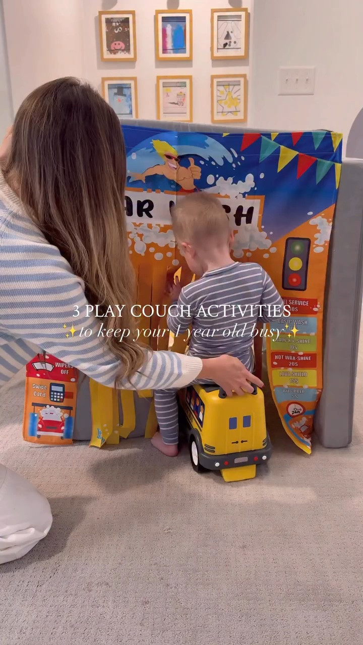 Play couch activities to try with your little one 🚗🏀🍦✨

I’m constantly looking for new ways to entertain my 1 year old and all of these were surprisingly a HUGE success! Try them out with your baby / toddler soon, I think they’re gonna love them!! 😊

💫 SEND this to a parent friend who would like these activity ideas & save for a day when you need a new activity!! 

#playcouch #playcouchbuilds #activityideas #momhacks #babyactivities

#LTKBaby #LTKKids #LTKmomlife