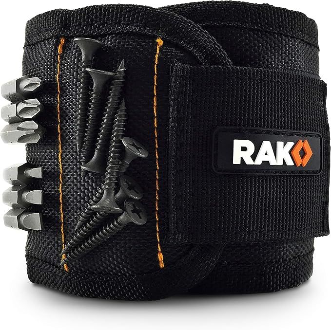 RAK Magnetic Wristband with Strong Magnets for Holding Screws, Nails, Drill Bits - Best Unique To... | Amazon (US)