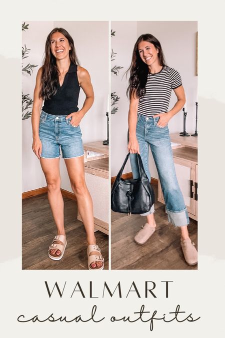 Walmart casual outfits!

2 in jeans & shorts. 
XS in sweater tank & tee
Shoes & purse under $30!
Fall outfits 
Fall outfit 
Summer outfit 
Clogs
Sandals, espadrilles 
Walmart fashion 
Walmart finds 
Walmart style 
Casual outfits 


#LTKunder50 #LTKstyletip #LTKFind