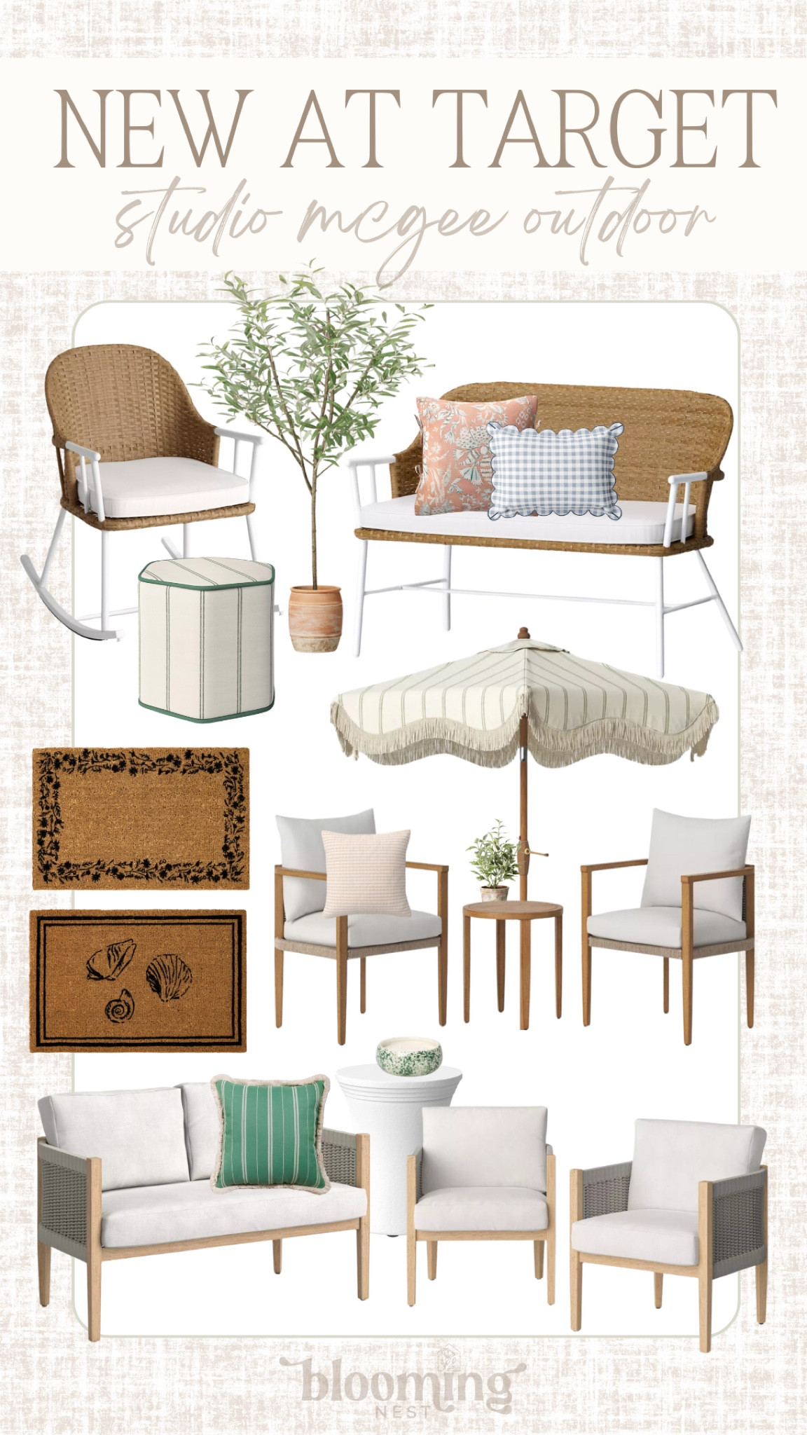 New Studio McGee outdoor at Target!

THEBLOOMINGNEST target outdoor umbrella outdoor furniture rug outdoor pillows 

#LTKFamily #LTKSeasonal #LTKHome