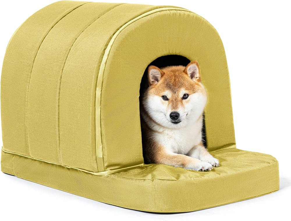PELZIN Orthopedic Dog Bed House - Outdoor Waterproof Dog Tent with Washable Removable Cover - Dur... | Amazon (US)