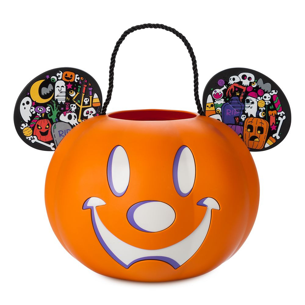Mickey Mouse Jack-o'-Lantern Light-Up Candy Bucket | Disney Store