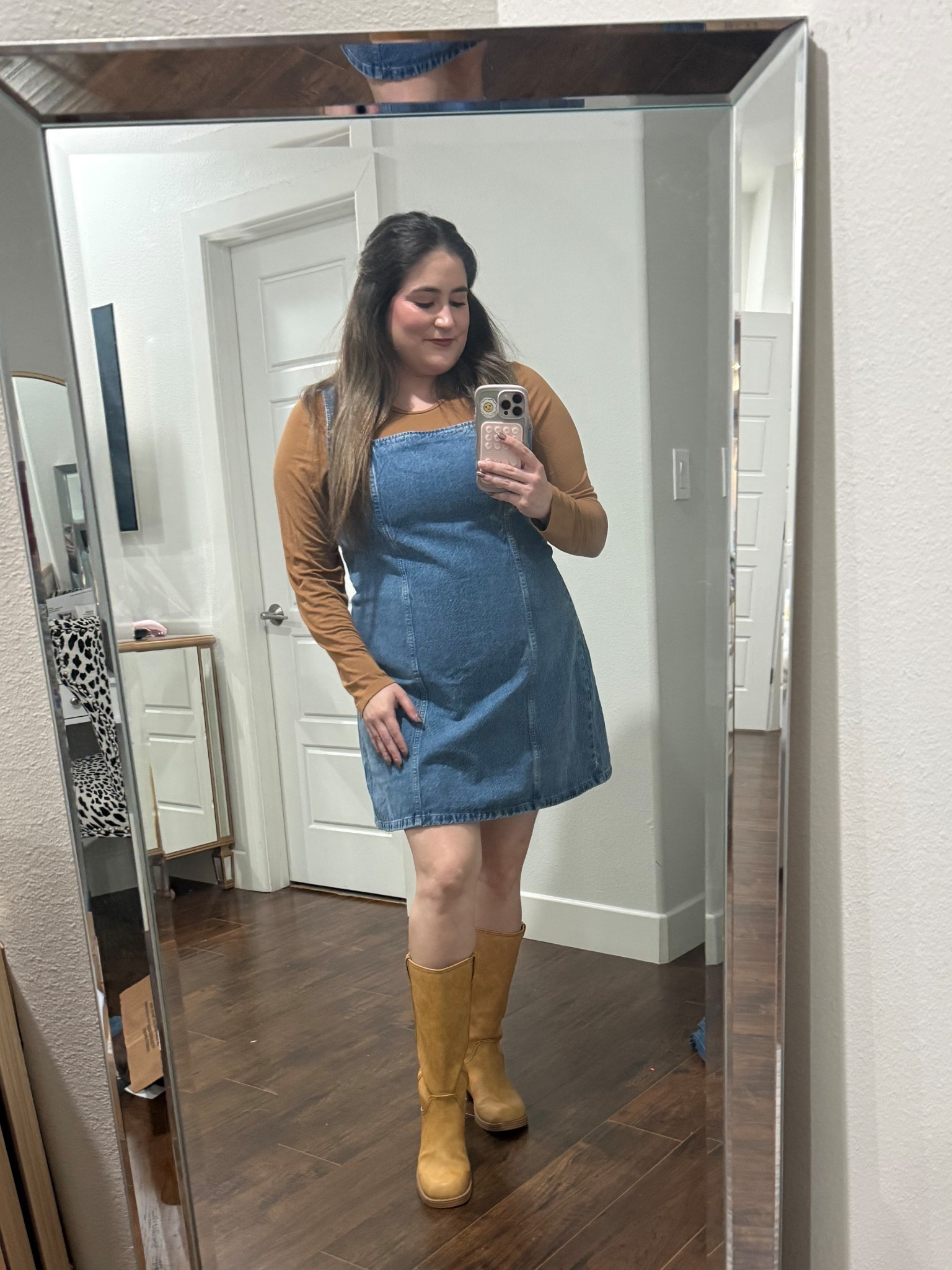 Perfect fall outfit with under the knee banana boots from Walmart, perfect for family fall photos, midsize friendly, Abercrombie 

#LTKWorkwear #LTKShoeCrush #LTKStyleTip
