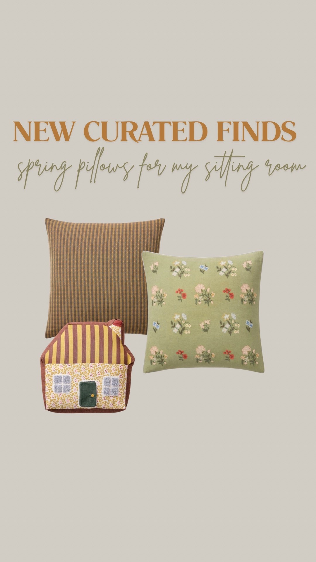 Spring pillows I ordered for my sitting room

#LTKSaleAlert #LTKHome #LTKOver40