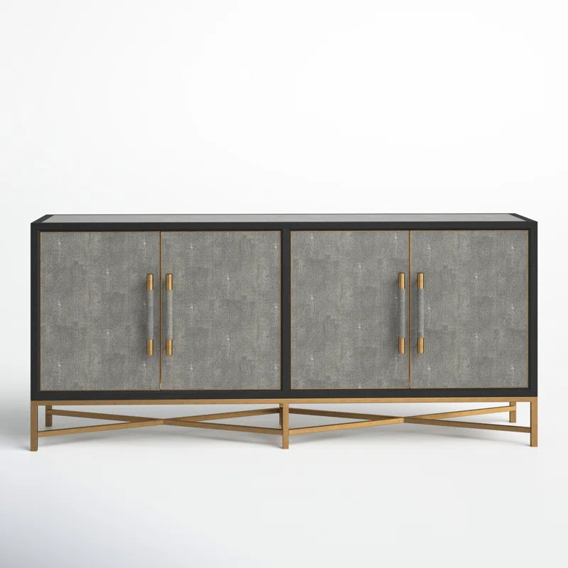 Meera 76" Wide Wood Sideboard | Wayfair North America
