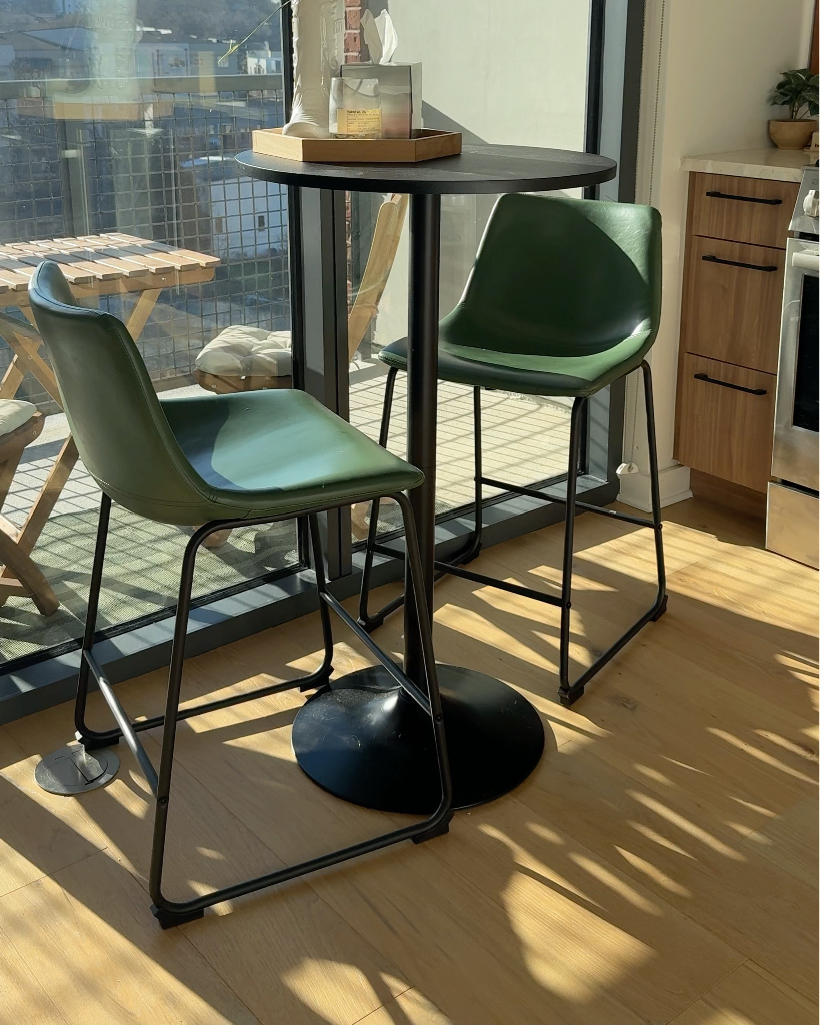 my casual & cute coffee nook with my amazon bistro table 

#LTKFindsUnder50 #LTKStyleTip #LTKHome