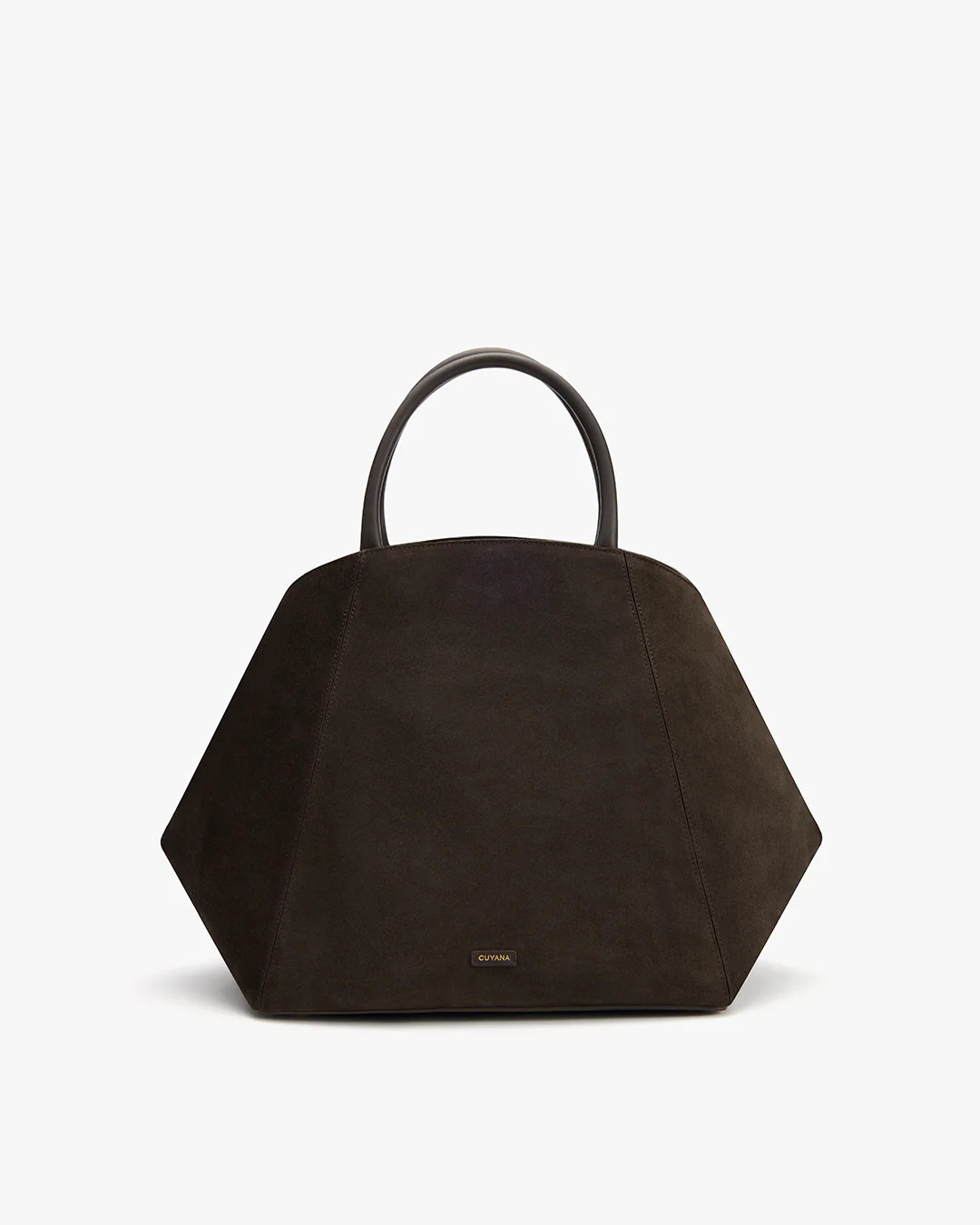 Women's Forma Satchel Bag in Mocha | Suede/Smooth Leather by Cuyana | Cuyana