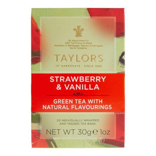 Taylors of Harrogate Strawberry & Vanilla Green Tea 20 Count by World Market | World Market