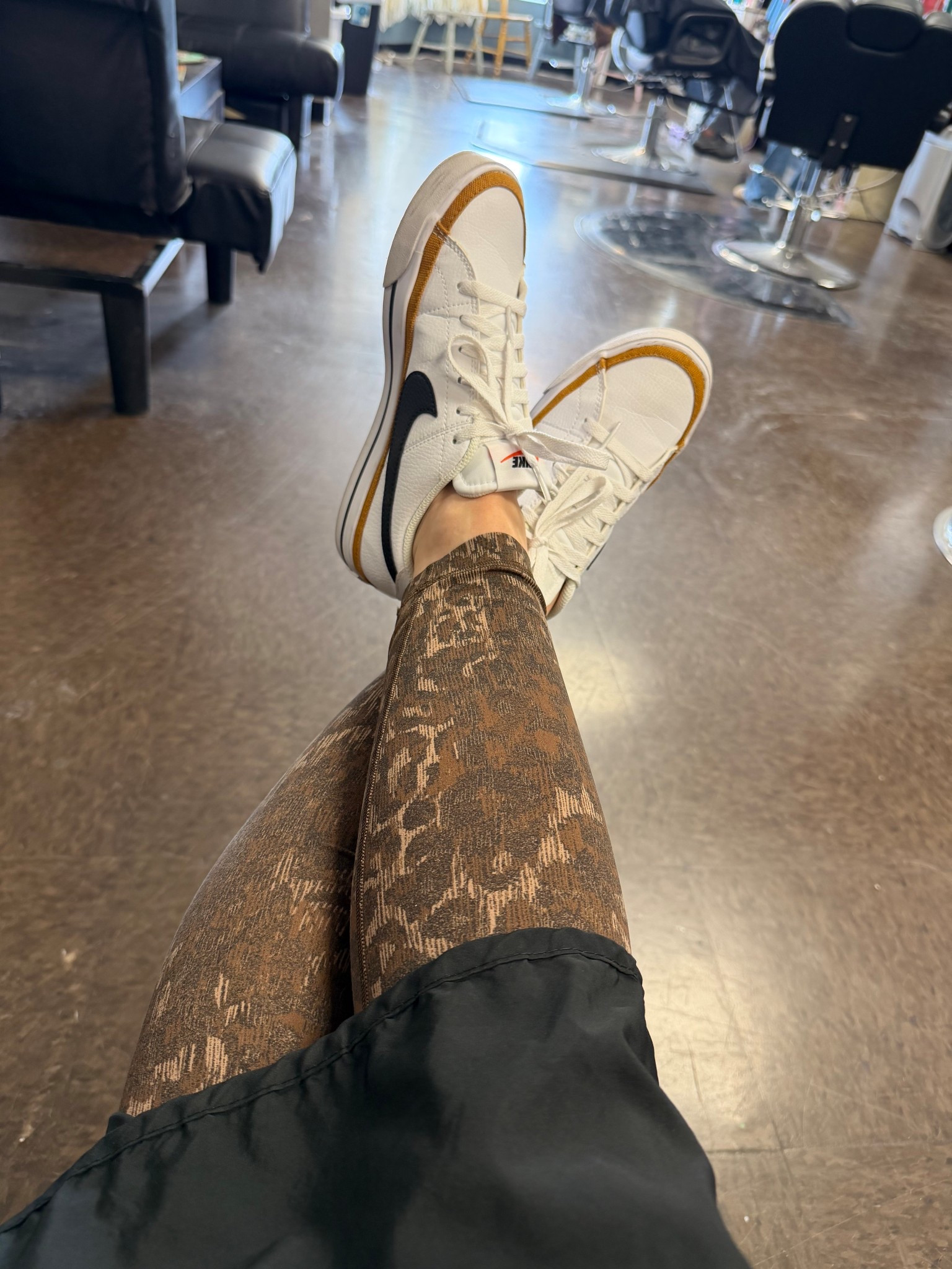 Love these neutral tennis shoes that go with just about anything 🤍🤎🖤
Simply admiring them while I get my hair done 💇‍♀️ 
@DSW 



#LTKOver40 #LTKdayinmylife #LTKActive