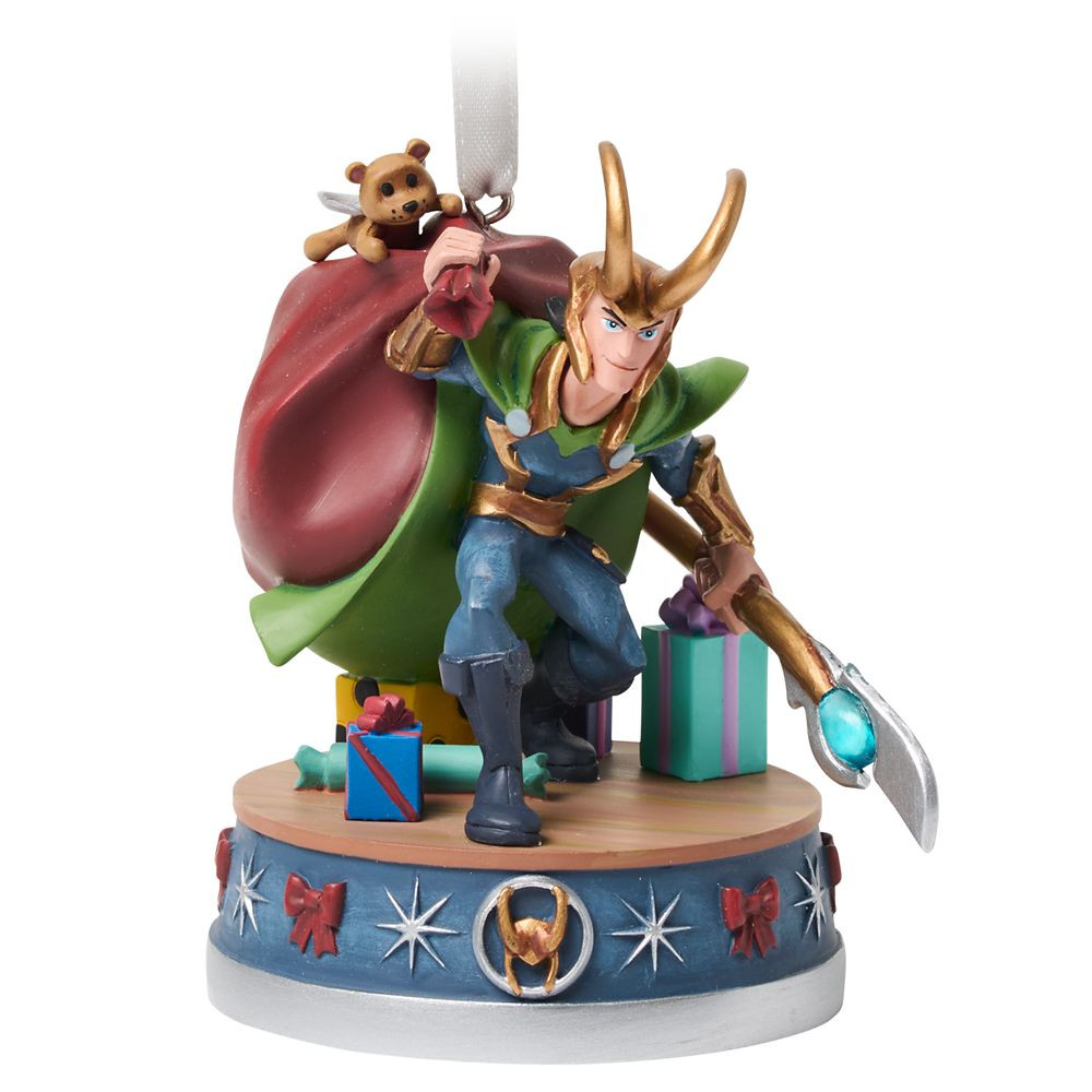 Loki Holiday Light-Up Living Magic Sketchbook Ornament | Disney Store