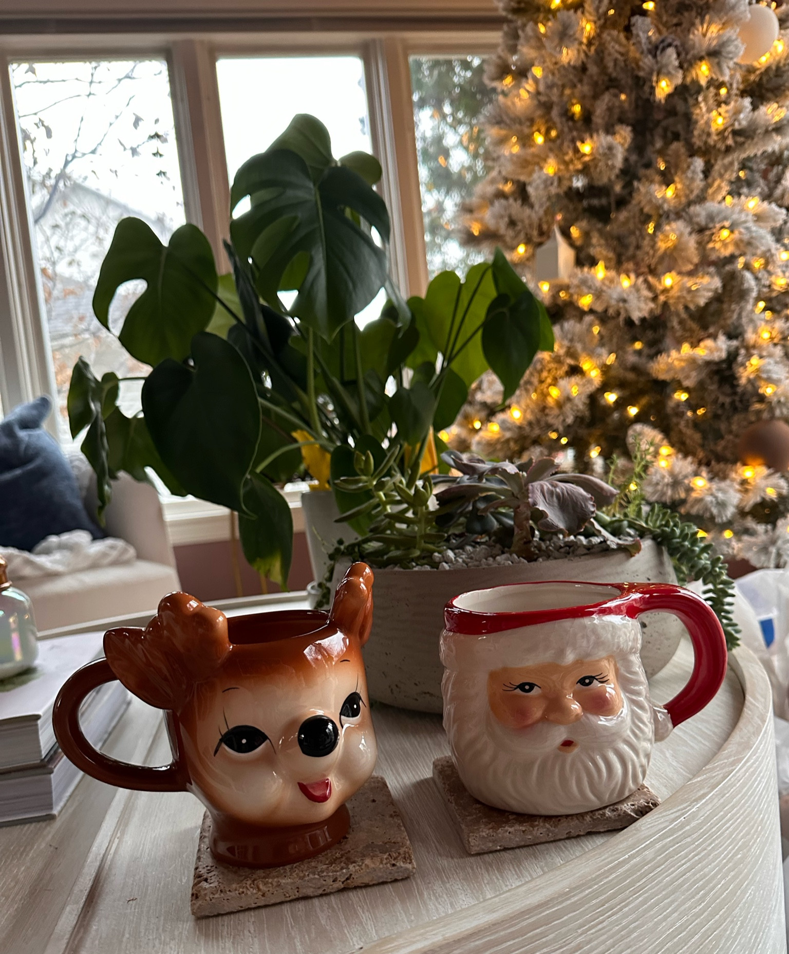 Tis’ the season🤍

Christmas reindeer and Santa mugs! 

Christmas tree, pottery barn, 

#LTKHoliday #LTKhome #LTKHolidaySale