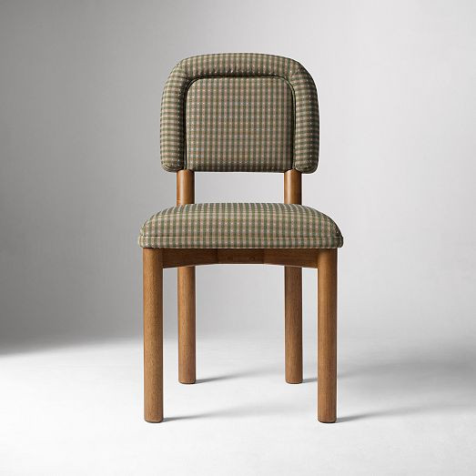 Emma Chamberlain Arched-Back Upholstered Dining Chair | West Elm (US)