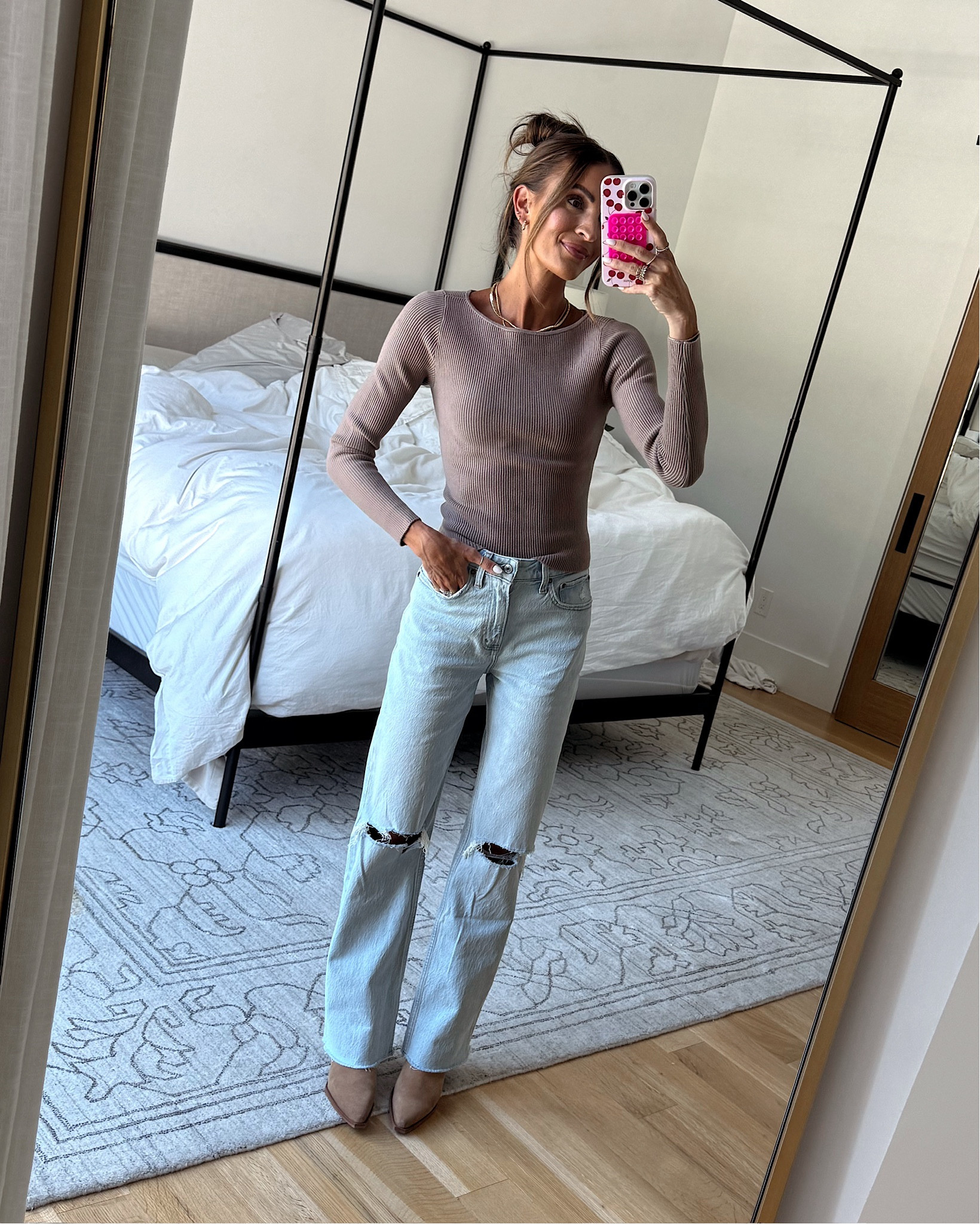 love the ribbed texture on this pretty long sleeve! 🤍 use code AFLAUREN for 15% off!

#LTKSaleAlert