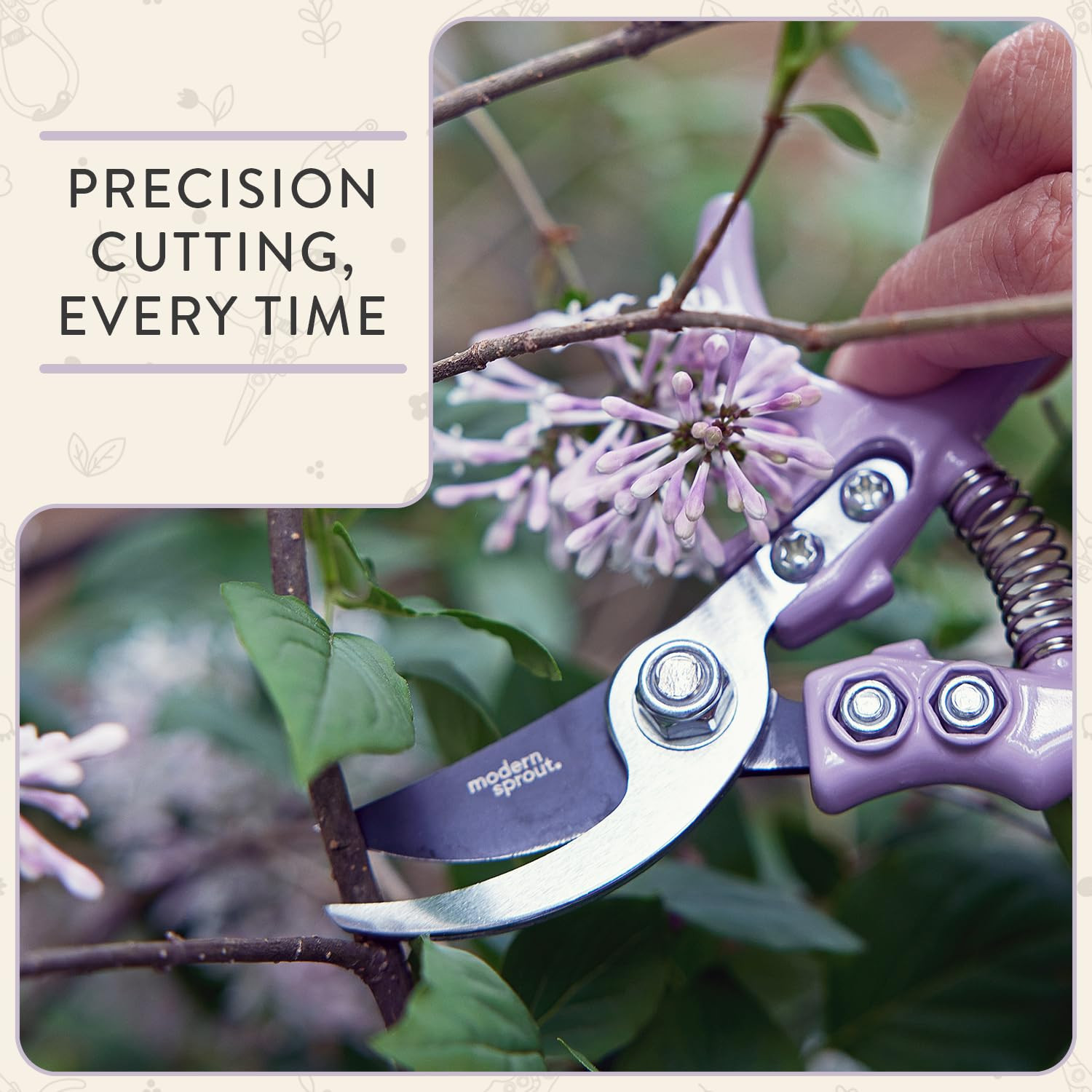 Modern Sprout Hand Pruners - Lightweight Pruning Shears W/Easy Lock- Gardening Scissors - Bypass ... | Amazon (US)