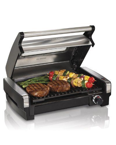 Hamilton Beach Electric Indoor Searing Grill with Viewing Window & Adjustable Temperature Control... | Amazon (US)