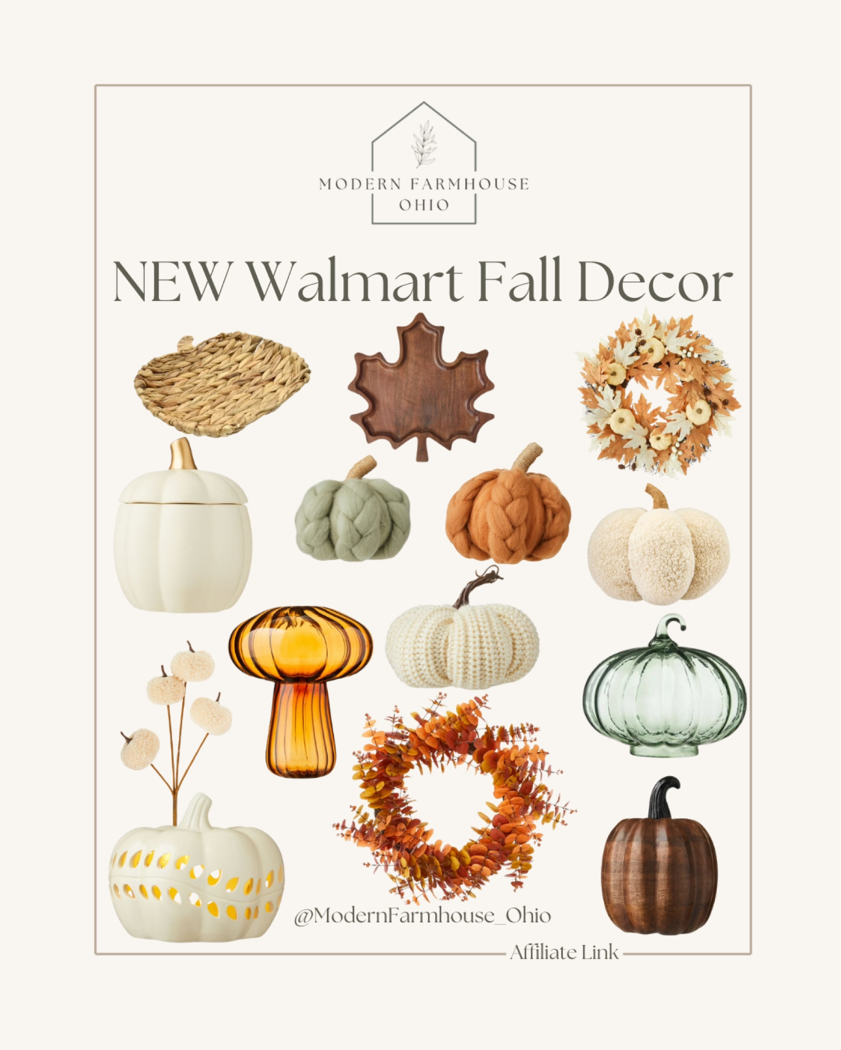 NEW Walmart fall home decor! So pretty and budget-friendly! 

#LTKSeasonal #LTKHome #LTKFallSale