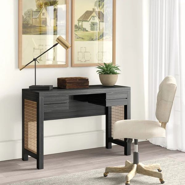 Navarro Desk with Built in Outlets | Wayfair North America