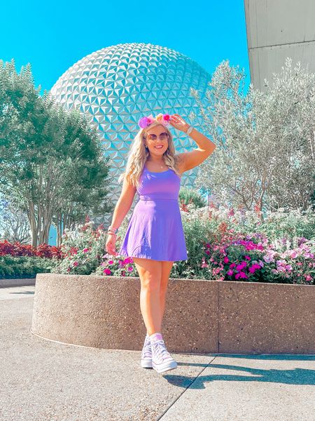 Amazon Disney outfit. Disney outfit inspo Disney tennis dress. Repunzel outfit  