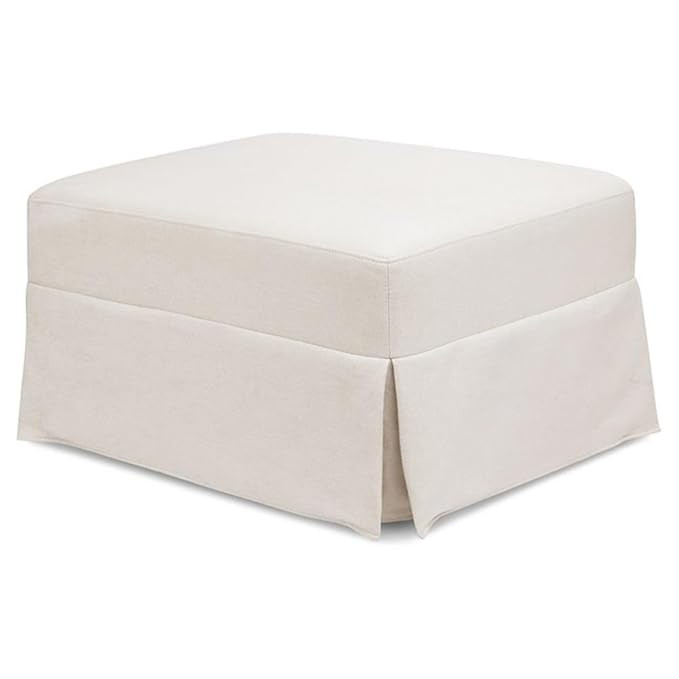 Namesake Gliding Ottoman in Performance Cream Eco-Weave, Water Repellent & Stain Resistant, Green... | Amazon (US)