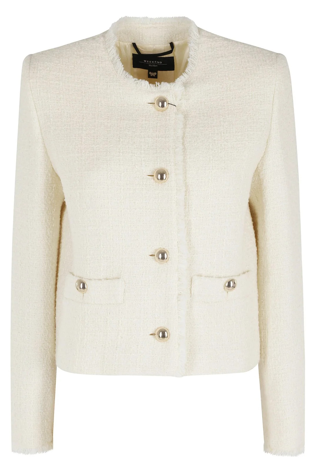 Weekend Max Mara Agami Single-Breasted Cropped Jacket | Cettire Global