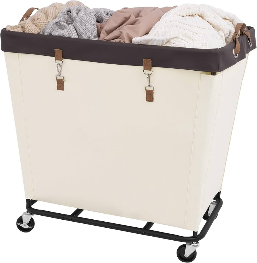 StorageWorks Laundry Basket with Wheels, 320L Extra Large Hampers for Laundry, Rolling Laundry Ba... | Amazon (US)
