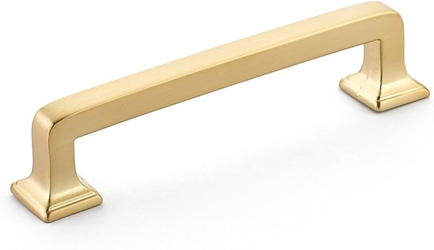 Schaub Menlo Park Collection 4 in. (102mm) Pull, Signature Satin Brass - 538-SSB | Amazon (US)