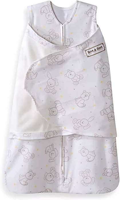 HALO 100% Cotton Sleepsack Swaddle, 3-Way Adjustable Wearable Blanket, TOG 1.5, Floppy Friends, N... | Amazon (US)