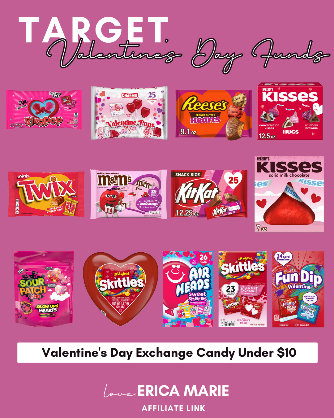 If you’re keeping Valentine’s simple this year, these exchange candies from Target are all under $10. Perfect for classrooms or little gift bags. Easy, affordable, and still fun. 

 #LTKValentine #LTKfoodie #LTKKids