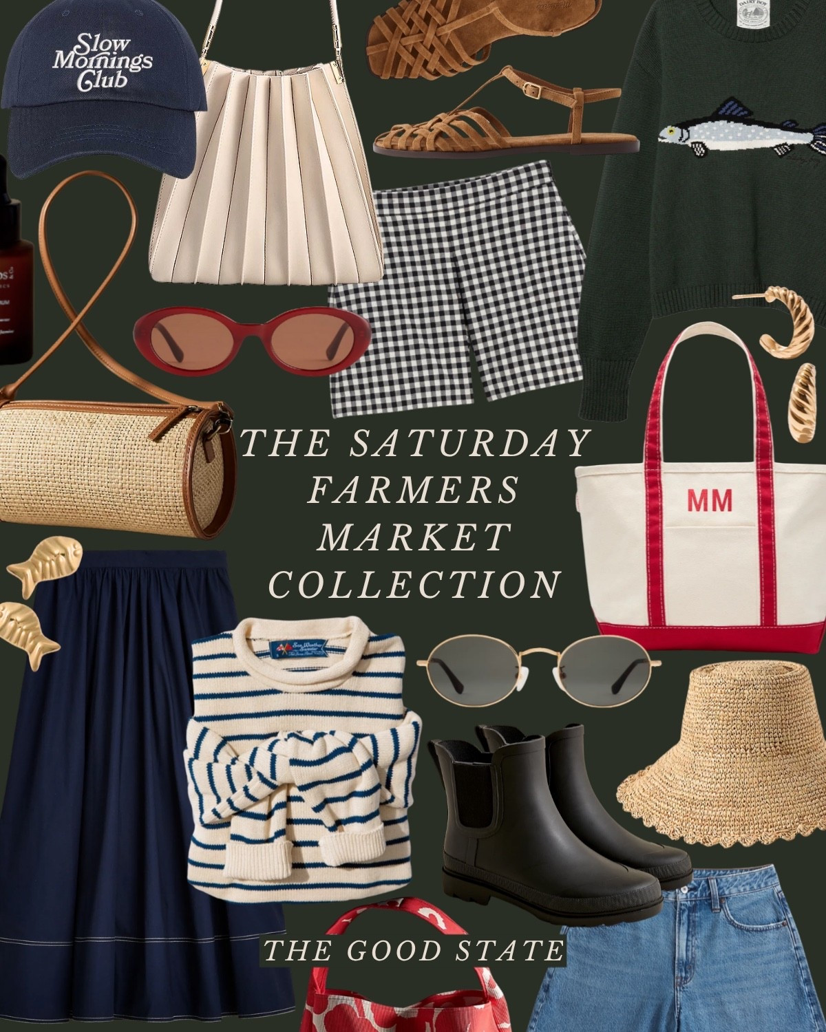 The Saturday Farmers Market: Fall Edition 🌻Save up to 77%.
For all the Farmers Market girlies living their best life in the sunshine with a pastry and coffee in hand while carrying a tote of fresh produce on their shoulder. For the ones who love a pop of color, all things gingham and a scarf in their hair or around their neck.

Anthropologie , Anthro, Amazon, Quince, mini dress, maxi dress denim jacket, chore coat, earring, socks, beauty, sunglasses, spring outfit, spring fashion, tote bag, purse, woven purse, spring break, bandanna, scarf, quilted jacket, the good state, Lauren England, gola sneakers, clutch vacation outfit, hoop, earrings, American Eagle, target target fashion, target style sneakers, veja, mini dress, floral dress, wedding guest, dress, tuckernuck, vacation, outfit, ootd, summer outfit, summer fashion, outfit ideas, New England, nordstrom, summer sweater #ltkstyletip #ltkunder50 #amazonfashion #founditonamazon #ltksalealert #slowliving #romantizeyourlife #fall #fallstyle #fallseason #autumn #90sera #90style #90saesthetic #ralphlauren #equestrian #horserider #americana #fallfashion #falloutfit #preppyfashion #ivyleague #marthastewart 

#LTKSaleAlert #LTKFindsUnder50 #LTKStyleTip