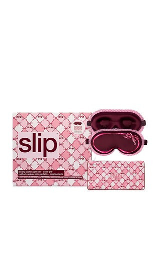 slip Contour Sleep Mask Set With Pouch in Cutie Pie. | Revolve Clothing (Global)