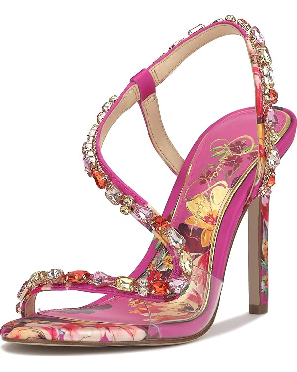 Jessica Simpson Women's Jaycin Embellished Heeled Sandal | Amazon (US)