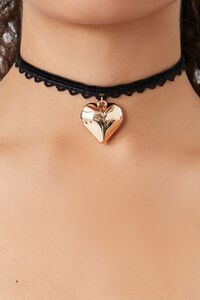 Heart Pendant Choker Necklace | Forever 21 (US)