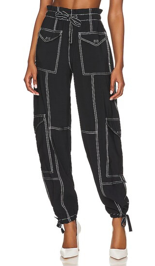 High Waist Pocket Pants in Black | Revolve Clothing (Global)