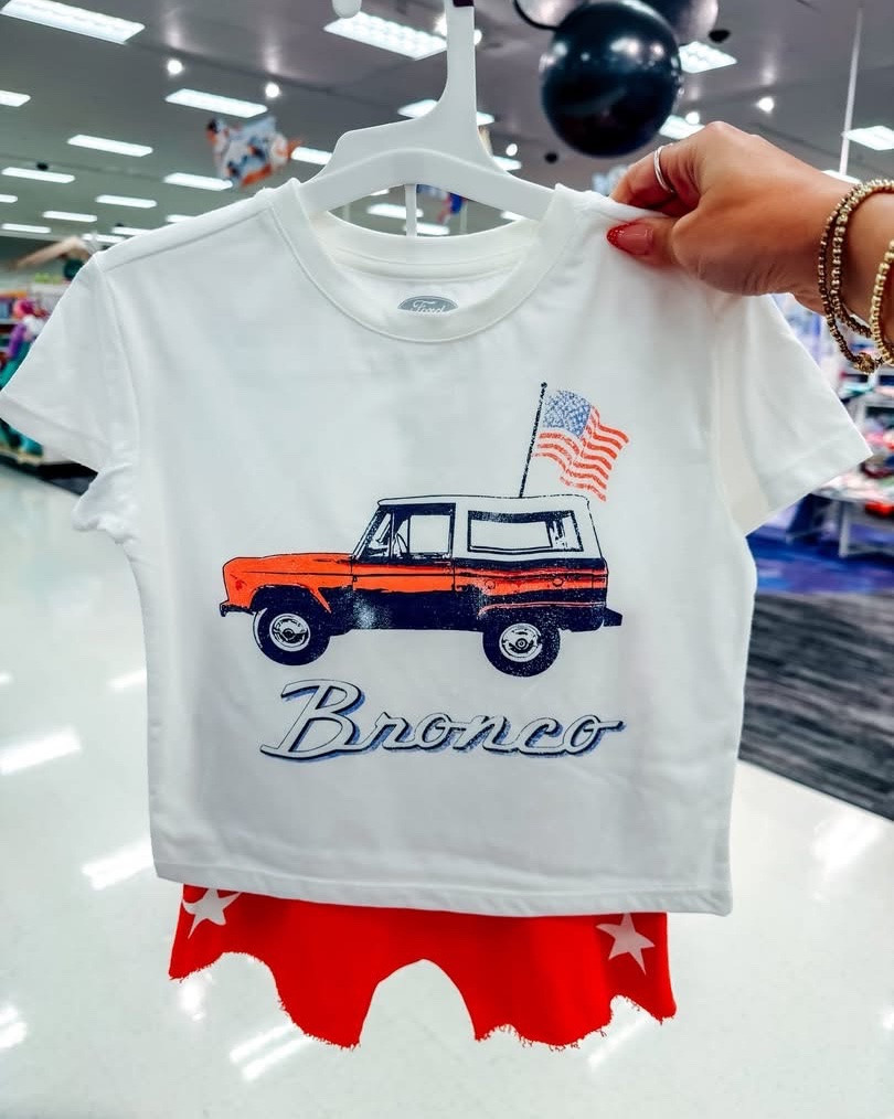 Love these patriotic toddler matching sets from Target 🇺🇸☀️ They are SO cute for summertime and holiday weekends! We got our little man the Bronco one and I’m obsessed with it already 😍 

#TargetFinds #ToddlerStyle #PatrioticKids #MatchingSet #FourthOfJuly #KidsFashion #BroncoStyle #SummerOutfits #TargetStyle #CuteFinds #MomLife #RedWhiteAndBlue #GroceryFinds #ToddlerOOTD

#LTKSeasonal #LTKKids