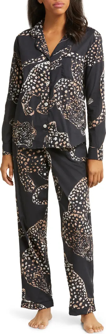 Desmond & Dempsey Long Sleeve Cotton Pajamas | Nordstrom | Nordstrom